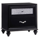 Wilton - 2 Drawer Nightstand - Black by HouseOfZazla