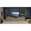 Noriega - 3 Piece TV Entertainment Center, Open & Concealed Storage - Wood by HouseOfZazla