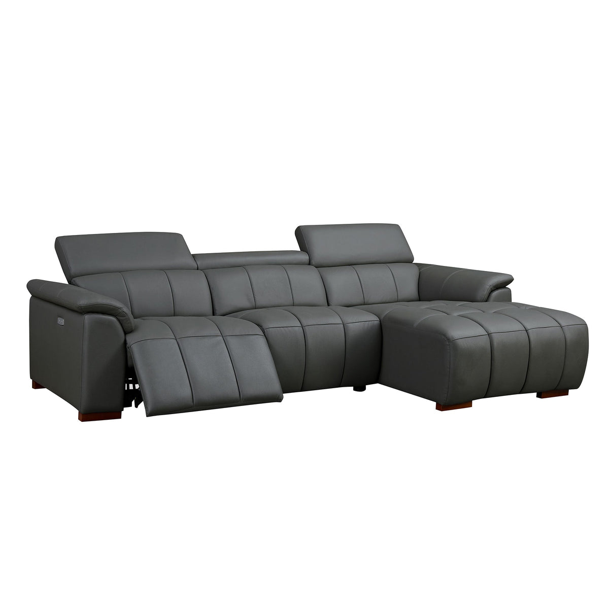 Wall-Hugger Reclining Sofa Modern Electric Control, photo 3 of 10