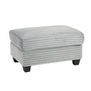 Upholstered U-Shaped Sectional Sofa With Movable Ottoman And Side Storage Pockets by HouseOfZazla