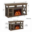 Wildwood - Fireplace TV Stand - Gray by Unique Piece Furniture