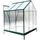 Polycarbonate house, Heavy Duty Outdoor Aluminum Walk-In House Kit With Rain Gutter, Vent And Door For Backyard Garden by HouseOfZazla
