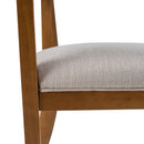Wood Frame Upholstered Dining Chairs with Armrests (Set of 2) by HouseOfZazla