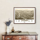 Vintage Map of Pittsfield, New Hampshire 1884