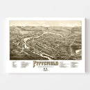 Vintage Map of Pittsfield, New Hampshire 1884