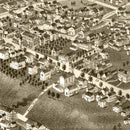 Vintage Map of Pittsfield, New Hampshire 1884