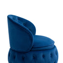 360 Degree Swivel Cuddle Barrel Accent Storage Chairs, Round Armchairs with Wide Upholstered, Fluffy Velvet Fabric Chair for Living Room, Bedroom, Office, Waiting Rooms