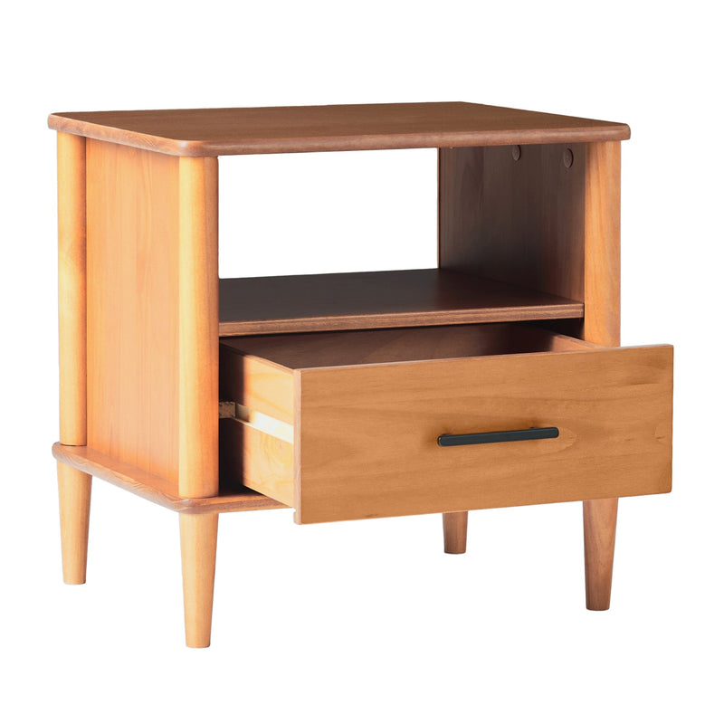 Walker Edison Spindle Transitional 1-Drawer Nightstand