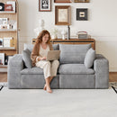 71" Cloud Sofa in Corduroy Fabric