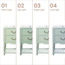 Wave Design Bathroom Vanity With Sink, 2 Drawers And Open Shelf by HouseOfZazla