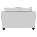 Salizar Upholstered Flared Arm Loveseat Sand