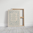 The Lord Bless You Floral Scripture Print
