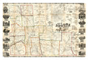 Vintage Map of Broome County, New York 1855