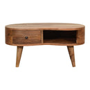 Wave Coffee Table With 1 Drawer by HouseOfZazla
