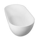 Small Size Stone Resin Solid Surface Oval Shape Freestanding Bathtub For The Bathroom - Matte White by HouseOfZazla