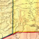 Vintage Map of Fulton County, New York 1856