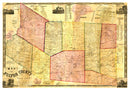 Vintage Map of Fulton County, New York 1856