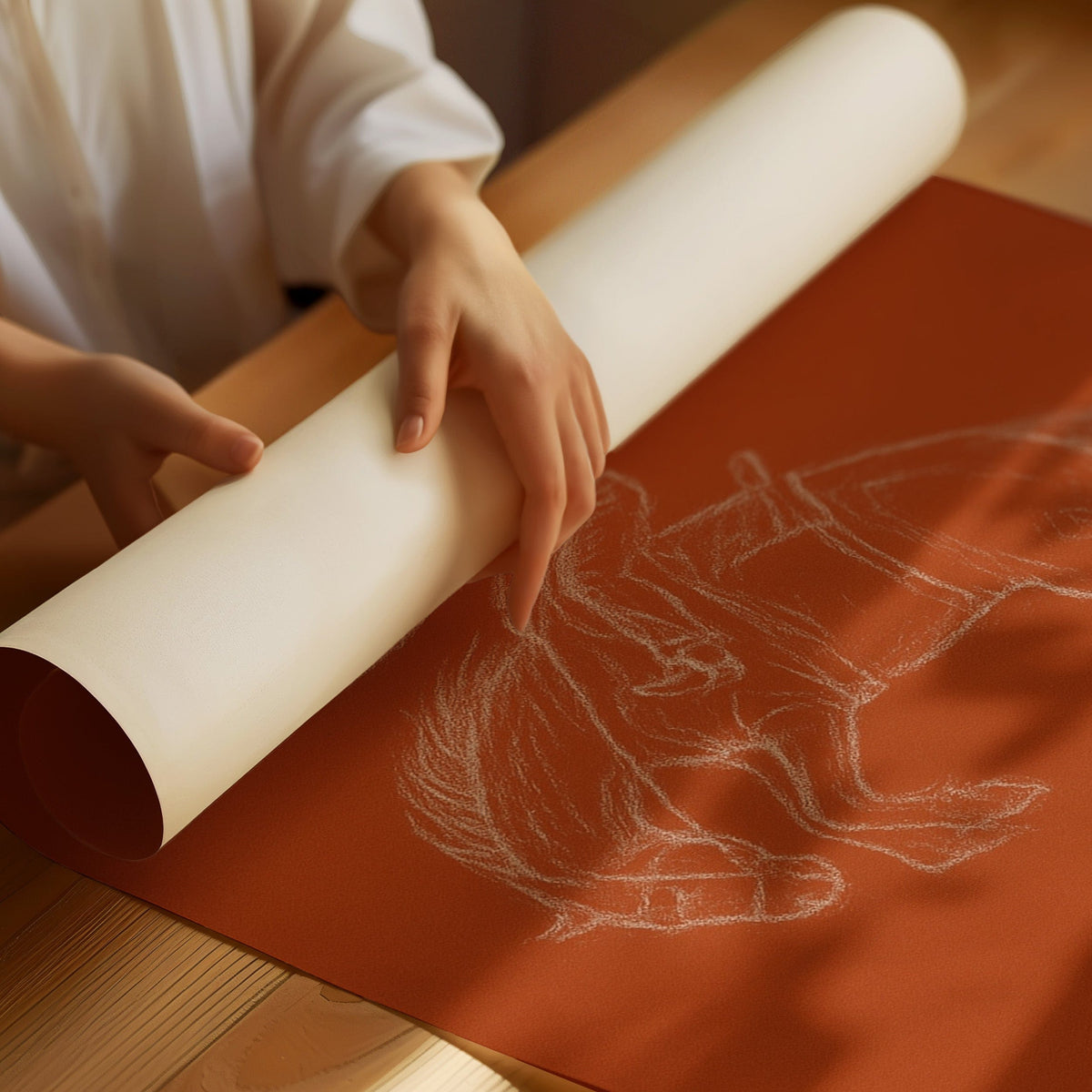 Minimalist Bronco Rider Sketch, photo 16 of 19