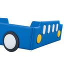 Race Car Shaped Platform Bed With Wheels by HouseOfZazla