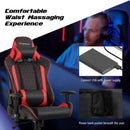 Massage Gaming Chair with Lumbar Support and Headrest by LJGDeals
