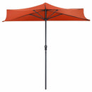 9Ft Patio Bistro Half Round Umbrella by LJGDeals