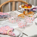 Painted Cherry Blossom Mugs by Jersey Art Glass