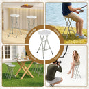 Folding Patio Dining Chairs 28" - Set of 2, 330 lbs Capacity by LJGDeals