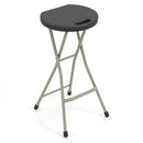 28 Inch Portable Folding Stools with 330lbs Limited Sturdy Frame by LJGDeals