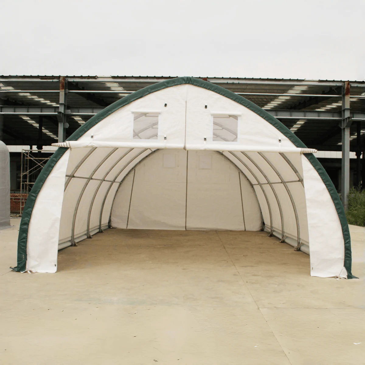 Single Truss Arch Storage PE Shelter, photo 4 of 17