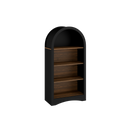 47" Freestanding Display Rack with Woodgrain Shelves