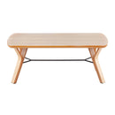 Folia - Mid-Century Modern Bench - Natural by HouseOfZazla