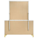 Lucia 6-drawer Dresser with Mirror White