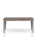 Rustic Dining Table 2 Storage Drawers And Leaf - Gray