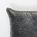 Olivia Stonewashed Velvet Pillow – 19" Square
