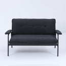 Modern Metal Frame Sofa With Sponge Filling For Compact Spaces And Versatile Use by HouseOfZazla