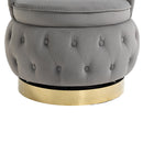 360 Degree Swivel Cuddle Barrel Accent Storage Chairs, Round Armchairs with Wide Upholstered, Fluffy Velvet Fabric Chair for Living Room, Bedroom, Office, Waiting Rooms