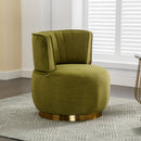 360 Degree Swivel Cuddle Barrel Accent Sofa Chair by Unique Piece Furniture