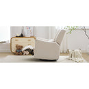 29.5'' Wide Wingback Swivel Rocker Recliner Chair, Glider Rocker Recliner, Rocking Chair Nursery for Living Room Bedroom Apartment,Linen,Beige