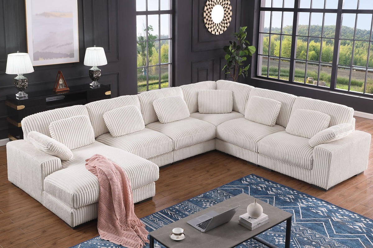Nadine - Modular Corner Sectional Sofa With Left Facing Chaise, photo 3 of 7