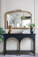 40.2' x 29.9' Baroque Style Gold Arch Mirror by HouseOfZazla