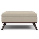 Owen - Multifunctional Square Coffee Table Storage Ottoman by Unique Piece Furniture