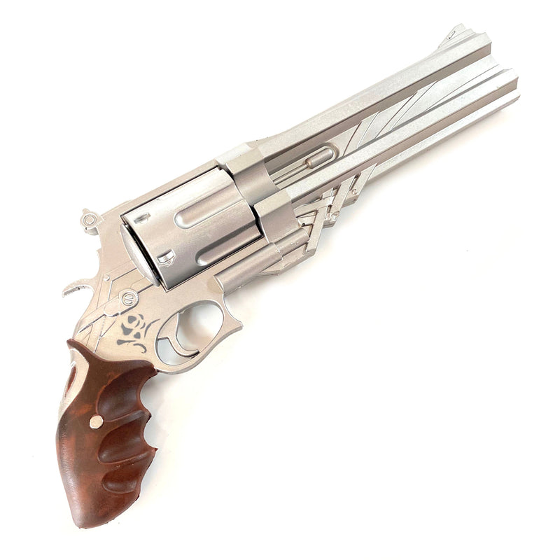 Rubber Video Game Style Double Barrel Pistol Prop