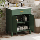 Bathroom Vanity With Ceramic Basin, Soft Close Door And Adjustable Shelves by HouseOfZazla
