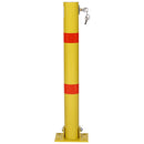 Parking Bollard Pole Barrier With Lock for Car Parking Protection by HouseOfZazla