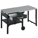 Foldable Outdoor Kitchen Cart With Storage For Patio by HouseOfZazla