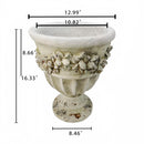 MGO Garden Planter in Rust Finish
