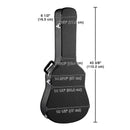 Yescom Acoustic Guitar Case (Stand & Straps Optional Add-on)