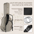 Yescom Acoustic Guitar Case (Stand & Straps Optional Add-on)
