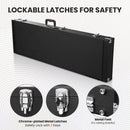Yescom Lockable Universal Electric Bass Guitar Hard-Shell Case 48x15 in