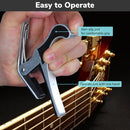 Yescom Trigger Guitar Capo for Electric Acoustic guitars Color Opt